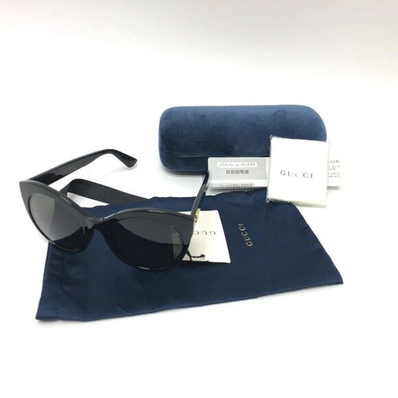 GUCCI GG0028SA Asian model sunglasses Plastic Black Unused - Picture 1 of 14